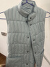 波司登26春季輕奢鵝絨羽絨馬甲女士高智通勤短款外套B260114232 曬單實(shí)拍圖