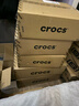 卡駱馳（CROCS）洞洞鞋貝雅男鞋女鞋輕便耐磨一腳蹬拖鞋休閑鞋|10126 黑色-001 41 /42(260mm) 曬單實(shí)拍圖