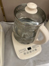 九陽(yáng)（Joyoung）0膠水養生壺 1.5L煮茶器 玻璃花茶壺 316不銹鋼燒水壺電熱水壺 WY301 曬單實(shí)拍圖