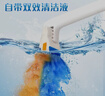 妙潔 易凈拋一次性馬桶刷 1本體+7片替換 含背貼 自帶清潔液直接可沖 曬單實(shí)拍圖
