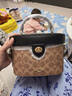 蔻馳（COACH）【品牌直供】奢侈品女包 KAY盒子包斜挎包 黑色CBQ35生日禮物 曬單實(shí)拍圖