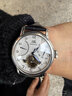 上海（SHANGHAI）手表男款 國民系列 夜光多功能飛輪 男士自動(dòng)機械男表 924白 曬單實(shí)拍圖