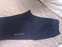 必邁（bmai）新品跑步防風(fēng)控溫長(cháng)褲v3男女款訓練運動(dòng)保暖舒適休閑褲 黛藍 【男】 L 曬單實(shí)拍圖