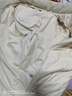 金三塔JINSANT金三塔100%蠶絲填充秋冬長(cháng)袖棉襖女新品三防外套保暖上衣 白色 4XL 曬單實(shí)拍圖