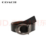 蔻馳（COACH）【品牌直供】男士板扣雙面寬版腰帶皮帶35MM黑色CQ013禮物 曬單實(shí)拍圖