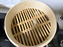 黃一府（HUANG YI FU）黃一府柳杉木蒸籠小籠包饅頭竹制蒸架家用商用加深蒸格籠屜蒸鍋 25厘米（籠）【加深】 曬單實(shí)拍圖