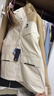 駱駝（CAMEL）三防沖鋒衣戶(hù)外登山服防風(fēng)防水防污三合一時(shí)尚運動(dòng)外套 A23CA31070，淺摩卡/流云白，女 M 曬單實(shí)拍圖
