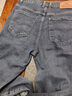 皮爾卡丹（pierre cardin）男士商務(wù)休閑九分褲牛仔褲水洗2026春季新款修身顯高寬松直筒長(cháng)褲 黑灰色 常規 33 曬單實(shí)拍圖