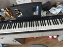 特倫斯折疊鋼琴88鍵便攜式電鋼琴成人兒童電子琴重力度鍵盤(pán)V30pro鋼琴 炫酷黑+專(zhuān)用琴包+Z型琴架 曬單實(shí)拍圖