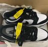 耐克（NIKE）耐克(NIKE) 女款 DUNK LOW 黑白 耐磨低幫板鞋 DD1503-101 白色 37.5 曬單實(shí)拍圖