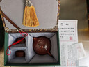 束氏丨京紅運真裸價(jià)·宜興手工紫砂壺茶具朱泥西施壺泡茶壺禮盒套組 曬單實(shí)拍圖