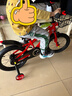 永久（FOREVER）自行車(chē)兒童單車(chē)小孩學(xué)生山地車(chē)寶寶腳踏車(chē)16寸可拆輔助輪紅色 曬單實(shí)拍圖
