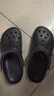卡駱馳（CROCS）洞洞鞋貝雅男鞋女鞋輕便耐磨一腳蹬拖鞋休閑鞋|10126 黑色-001 39 (240mm) 曬單實(shí)拍圖