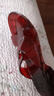 高跟水晶拖鞋女夏季2026新款外穿坡跟透明老式塑料家居防滑涼拖鞋 酒紅 36-37 建議拍大一碼 曬單實(shí)拍圖
