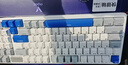 雷柏（Rapoo）V700DIY-98升級款 三?？椭苹療o(wú)線(xiàn)機械鍵盤(pán)gasket結構7層填充消音全鍵熱插拔鍵盤(pán) 藍灰粉(彈白軸) 曬單實(shí)拍圖
