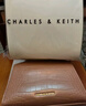 CHARLES&KEITH鱷魚(yú)紋凱莉包手提斜挎婚包包女包生日禮物CK2-50270880-1 BLUSH淺紅色 S 曬單實(shí)拍圖