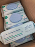 全棉時(shí)代（PurCotton）EDI超純水濕紙巾 80抽*3包嬰童手口濕巾100%棉 曬單實(shí)拍圖