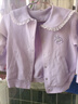 巴拉巴拉女童外套學(xué)院風(fēng)休閑裝洋氣甜美秋裝 粉紫70023 120 cm 曬單實(shí)拍圖