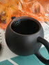 聽(tīng)紫云建水紫陶龍蛋壺全手工茶具精品茶壺大容量泡茶壺紫砂壺家用送禮 黑色 200ml 曬單實(shí)拍圖