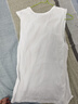七匹狼運動(dòng)寬肩背心男居家休閑棉氨圓領(lǐng)百搭型男打底汗衫 白色 2XL 曬單實(shí)拍圖