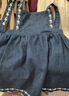 幼歌（YOUGE）嬰幼兒甜美百搭外穿牛仔背帶裙女童2025新款寬松裙子潮 牛仔藍 100 cm 曬單實(shí)拍圖