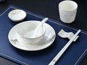 享樂(lè )伴五星級酒店餐具擺臺套裝會(huì )所飯店碗碟盤(pán)骨碟西餐擺盤(pán)單位招待餐盤(pán) 【強骨瓷】意境山川 小味碟六件套 曬單實(shí)拍圖