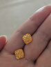 周六福  黃金耳釘女足金爆閃方糖耳飾 計價(jià) 2.05g 曬單實(shí)拍圖