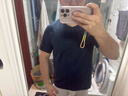lululemon丨Soft Jersey 男士短袖針織衫 芯吸 LM3ES3S 雜色經(jīng)典海軍藍/雜色海軍藍 M 曬單實(shí)拍圖