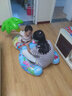 INTEX兒童游泳圈遮陽(yáng)戲水寶寶坐圈親子溫泉嬰兒母子浮圈0-1-4歲 母子遮陽(yáng)坐圈【腳泵】 曬單實(shí)拍圖