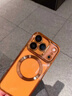 鯨咖magsafe磁吸無(wú)線(xiàn)充適用iphone17promax手機殼蘋(píng)果17pro相機鍵全包保護套ip16帶鏡頭膜17pm透明高級 【輕透橙】帶鏡頭膜-相機鍵全包-磁吸充電 iPhone 17 Pro  曬單實(shí)拍圖