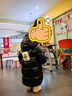 高梵黑金兒童鵝絨服5.0長(cháng)款男女童加厚防風(fēng)帽羽絨服 YT黑色 110 曬單實(shí)拍圖
