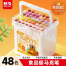 晨光（M&G）文具48色食品級水性馬克筆兒童粗細雙頭三角桿可水洗水彩筆學(xué)生美術(shù)畫(huà)筆生日禮物 曬單實(shí)拍圖