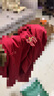 松山棉店紅色開(kāi)衫長(cháng)袖家居服套裝男女馬年本命年新年紅色情侶睡衣棉中國風(fēng) 女士-紅色 XL （推薦女125-140斤，男155-170斤） 曬單實(shí)拍圖