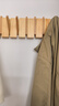 瑜品佳實(shí)木掛鉤玄關(guān)入戶(hù)臥室掛衣鉤墻上木質(zhì)掛衣架壁掛創(chuàng  )意墻壁衣帽掛鉤 鋼琴鍵掛衣鉤【八鉤 原木色】 曬單實(shí)拍圖