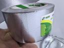 北極熊（Polar bear）玻璃纖維鋁箔膠帶 加厚耐高溫抗拉扯 油煙機空調管道纏繞專(zhuān)用隔熱密封60mm*20m銀色1卷裝ALB6020 曬單實(shí)拍圖
