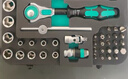 維拉（WERA）進(jìn)口棘輪扳手工具箱套裝8100德國汽修快速中大飛套筒維修螺絲刀組 1/4小飛【42件套】8100SA2 曬單實(shí)拍圖