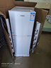 HYUNDAI（韓國現代）小冰箱迷你小型家用冷藏冷凍宿舍出租房辦公室雙開(kāi)門(mén)二門(mén)電冰箱節能省電 118L白【行業(yè)熱賣(mài)+店鋪熱賣(mài)】 曬單實(shí)拍圖