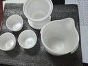 鈺銓龍門(mén) 冰種潤白旅行茶具 德化白瓷戶(hù)外車(chē)載便攜快客杯一壺三杯茶具套裝 冰種潤白旅行茶具一壺三杯 曬單實(shí)拍圖