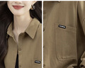 絲柏舍寬松款襯衫2026春裝新款女裝時(shí)尚翻領(lǐng)單排扣休閑襯衣 曬單實(shí)拍圖