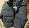 鴨鴨【高充絨203g】羽絨服男短款加厚冬季新款極寒保暖面包服撞色外套 黑色 L (175) 曬單實(shí)拍圖