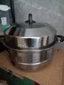 拜格（bayco）蒸鍋家用三層34cm5-6個(gè)人不銹鋼加厚蒸湯鍋燃氣電磁爐通用BG1454 曬單實(shí)拍圖