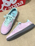 Kappa卡帕女鞋復古德訓鞋子女2026秋冬新款軟底板鞋女輕便休閑運動(dòng)鞋 牡丹粉 37 曬單實(shí)拍圖