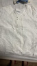 百圖betu女裝夏季新款襯衫V領(lǐng)花邊蕾絲燈籠袖短袖襯衫女2405T38 白色 L 曬單實(shí)拍圖