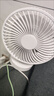 小米白桌面小風(fēng)扇靜音空氣循環(huán)USB可充電臺式家用辦公室學(xué)生宿舍床頭大風(fēng)力便攜制冷電風(fēng)扇大扇面 白色-四檔風(fēng)力調節+插電款 曬單實(shí)拍圖