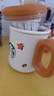 星巴克（Starbucks）杯子小熊甜品屋系列不銹鋼帶茶漏吸管杯套裝可愛(ài)桌面杯男女士送禮 不銹鋼帶茶漏吸管杯套裝 曬單實(shí)拍圖