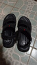 駱駝牌 涼鞋男一腳蹬拖鞋牛皮透氣沙灘鞋兩穿 P15M211020 黑色 41 曬單實(shí)拍圖