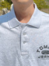 TOMMY JEANS26春夏新款男裝純棉微抓絨美式復古印花寬松短袖T恤POLO衫 灰色P08 S 曬單實(shí)拍圖