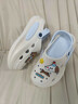 QYCKABY厚底洞洞鞋女款夏季外穿2026新款防滑海邊沙灘足弓支撐踩屎感涼鞋 白藍cute小狗【足弓支撐】 38 -39標準碼（內長(cháng)245MM） 曬單實(shí)拍圖
