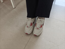 耐克（NIKE）女鞋春季新款運動(dòng)鞋AIR MAX 90氣墊跑步鞋潮流時(shí)尚厚底增高休閑鞋 FZ5164-133/白紅情人節 38.5 曬單實(shí)拍圖