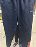 NIKE 3BRAND 耐克男女童純棉針織長(cháng)褲2026春季側邊大logo兒童運動(dòng)褲 靛藍色 【冬季加絨款】 160 /69 【建議身高158-170cm】 曬單實(shí)拍圖